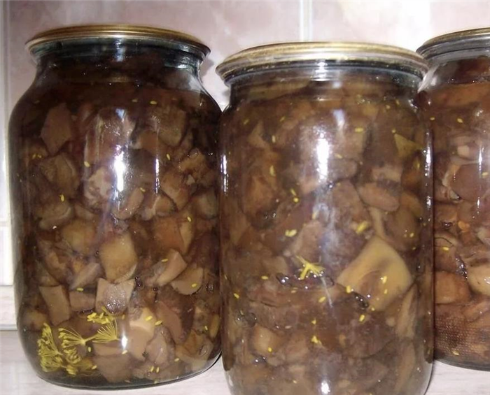 Маринованные свинушки